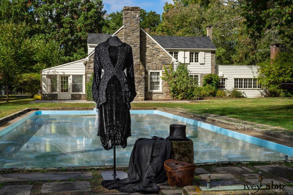 Look 5 Ivey Abitz Collection 64. Ivey ABitz at Eleanor Roosevelt's pool where churchill swam.